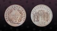 TURKEY 3000000 Lira TURKEY, KM# 1080 , Silver, 3000000 Lira, 1998, Proof, Dolmababce Palace. Coin in excellent condition! -