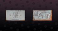 SOMALIA, Unlisted, Silver, 10 000 Shillings, 1999, Proof, Rhinoceros. Shape: Rectangular. Very rare silver proof coin! Coin in e