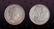 SOUTH GEORGIA & THE SOUTH SANDWICH ISLANDS , KM# 29a , Silver, 2 Pounds, 2006, Proof, Queen Elizabeths 80th Birthday Rev. Wedd