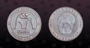 TURKEY, KM# 1144 , Silver, 7500000 Lira, 2001, Proof, Koca Yusuf Baspehlivan. Scarce. Coin in excellent condition!
