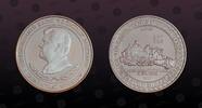 TURKMENISTAN 500 Manat TURKMENISTAN, KM# 21 , Silver, 500 Manat, 2000, Proof, Astanababa Guburhanasy Lebab. Coin housed in Original Mint capsule! Coin -