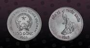 VIETNAM 100 Dong 1986 VIETNAM, KM# 20 , Silver, 100 Dong, 1986, Mint Str... 103,00 EUR  zzgl. 9,00 EUR Versand