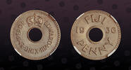 FIJI Penny FIJI, Copper-Nickel, Penny, 1936, Proof, KM# 6 -