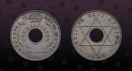 BRITISH WEST AFRICA œ Penny BRITISH WEST AFRICA , KM# 18 , Copper-Nickel , œ Penny, 1947KN, Mint Strike, King George VI. Coin in excellent condition! -