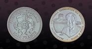 TOGO 1000 Francs TOGO , KM# 35 , Silver, 1000 Francs, 2001, Proof, World Cup Soccer - Bern 1954. Coin housed in Original Mint Capsule! Coin in ex -