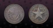 40 Centavos 1915 CUBA CUBA, KM# 14.3 , Silver, 40 Centavos, 1915, Mint Strike, Low relief star. Nice silver coin! 