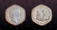 10 Dollars 2007 EAST CARIBBEAN STATES EAST CARIBBEAN STATES, Unlisted, Silver, 10 Dollars, 2007, Proof, Diamond Wedding Jubilee. Coin housed in O...