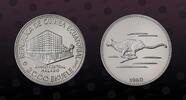 2000 Ekuele 1980 EQUATORIAL GUINEA EQUATORIAL GUINEA , KM# 58  , Silver, 2000 Ekuele, 1980, Proof, Cheetah running left. Nice silver proof coin! 