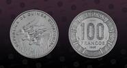 EQUATORIAL GUINEA 100 Francs EQUATORIAL GUINEA , KM E31, Nickel, 100 Francs, 1985, Specimen, Scarce Essai and nice coin! NGC grade these types as Mint Strike -