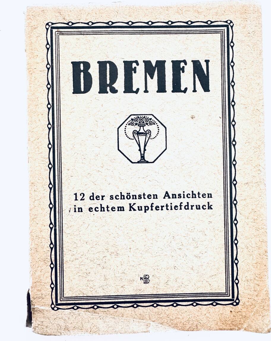 Deutschland Leporello Bremen 12 Ansichtskarten Mappe mit 12 Ansichten