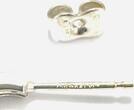Kleine Weißgold Ohrstecker Creolen Form Zirkonia 750 er Gold Ohrstecker Ohrringe sehr gut