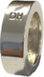 Daniel Hechter Silberring rosa Zirkonia außen 925 er Sterling Silber Ring Gr. 53 gut, kleine Gebrauchsspuren am Silber