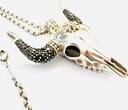 Thomas Sabo Anhänger Stierkopf Bull Skull + Weitankerkette 925er Sterling Silber gut