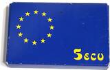 Spanien 5 ECU 1989 in Holzschatulle / mit Zertifikat vz+