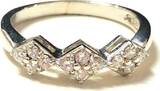 Ring Gr. 60 Zarter Silberring funkelnde Zirkonia DQCZ 925 er Sterling Silber sehr gut