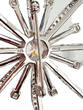 Brosche 925 er Silber Große Silberbrosche Brosche Stern 925 er Silber glitzernde Zirkonia Steine DQCZ sehr gut