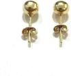 Ohrringe Ohrstecker Kugel 585er Gelbgold 14 Karat GG 6 mm
