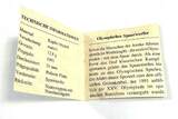 Russland 1 Rubel 1991 25. Olympische Spiele Barcelona 1992 Speerwerfer in Hartkapsel + Zertifikat PP