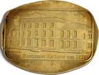 Deutschland  Bochumer Stadtbarren Altes Bochumer Rathaus um 1925 vergoldet limitiert