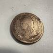 Frankreich Un Décime um 1800 Münze Republique Francaise Umlaufmünze stark begriffen