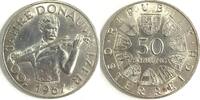 Österreich 50 Schilling Münze 100 Jahre Donauwalzer Johann Strauß Republik Österreich -