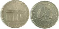 DDR 5 Mark Münze 5 Mark Brandenburger Tor - Berlin Hauptstadt der DDR -