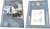 Deutschland 10 DM Numisblatt 50 Jahre Grundgesetz -