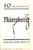 Leporello Nürnberg 1934 - 1945 Deutschland 10 Ansichtskarten Kongreßhalle mit Fahnenschmuck Mauthalle A-H-Platz und Lorenzk Aks sehr gut,Cover Ec...