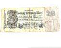 Deutschland Reichsbanknote 20 Millionen Mark Inflation Banknote Geldschein Berlin 23.Juli 1923 -