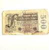 Deutschland Reichsbanknote 500 Millionen Mark Inflation Banknote Geldschein Berlin 1.9.1923 -
