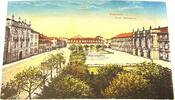 Deutschland Ansichtskarte Bayreuth Schlossplatz AK Bayern Bayreuth 1915 color -
