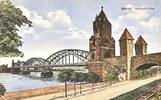 Deutschland Ansichtskarte Mainz Kaiserbrücke AK Brücke Mainz -
