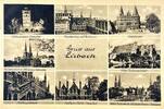 Deutschland Ansichtskarte Lübeck 1944 AK mehrfach Marktplatz , Saalzspei... 8,00 EUR  zzgl. 3,70 EUR Versand