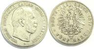 Preussen 5 Mark Wilhelm Deutscher Kaiser König von Preussen -
