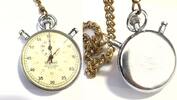 Hanhart Stoppuhr ca. 1940  Alte seltene Hanhart Stoppuhr Handaufzug Lever 13 Jewels ca. 1940 er Jahre starke Gebrauchsspuren am Gehäuse