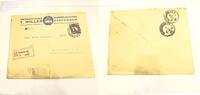 Schweden Briefmarke 35 Öre Schweden 1920 leerer Briefumschlag mit Briefmarke 35 Öre gestempelt Stockholm -