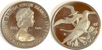 1 Dollar 1978 Jungferninseln Elizabeth II 25-jähriges Kronjubiläum vz