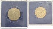Großbritannien 50 Pence Elizabeth / Elisabeth II - in Kapsel -