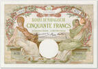 Madagascar 50 Francs Épreuve non filigranée du - ND (1937-47) - Série D.72 N°000 - PCGS UNC 62 OPQ -