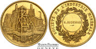 France France - Médaille or pour l'industrie minérale - (c. 1876) - L. Merley -
