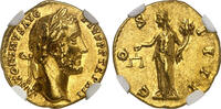 Monnaies Romaines Aureus Antonin le Pieux (138-161) -  Rome (148-149) - NGC AU 5/5 3/5 Fine Style NG