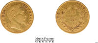 France 10 FRANCS FRANCE - NAPOLEON III - 1864BB STRASBOURG -