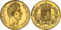 France 40 frans or 1830 A Paris - Tranche en creux - PCGS AU 58 -