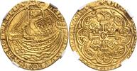 Angleterre Noble 1/2 - ND - NGC XF 45 -