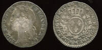 France 1/10 Ecu au bandeau Ludwig XIV. (1643-1715) Metz mint -