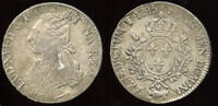 France Ecu aux branches d'olivier Ludwig XVI. (1774-1792) Pau mint -