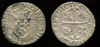 France Douzain aux 2 H Henri IV (1589-1610) Lyon mint -