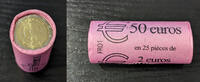 MONACO 2€ EUROS EINE KOMPLETTE ROLLE 25 x 2€ EUROS -