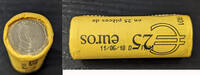 MONACO 1€ EURO EINE KOMPLETTE ROLLE 25 x 1€ EURO -