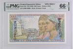 French Equatorial Africa 500 Francs French Equatorial Africa Specimen 100 Francs (1949) PMG Gem UNC 66 EPQ -